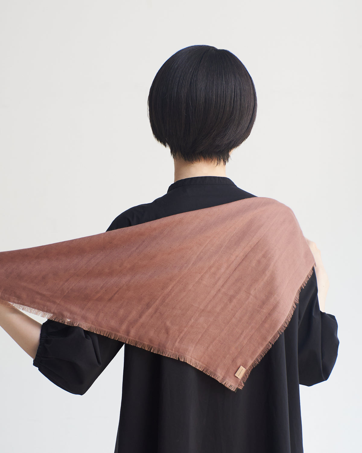地球にやさしいリヨセルリバーシブルスカーフ SOLID-6color