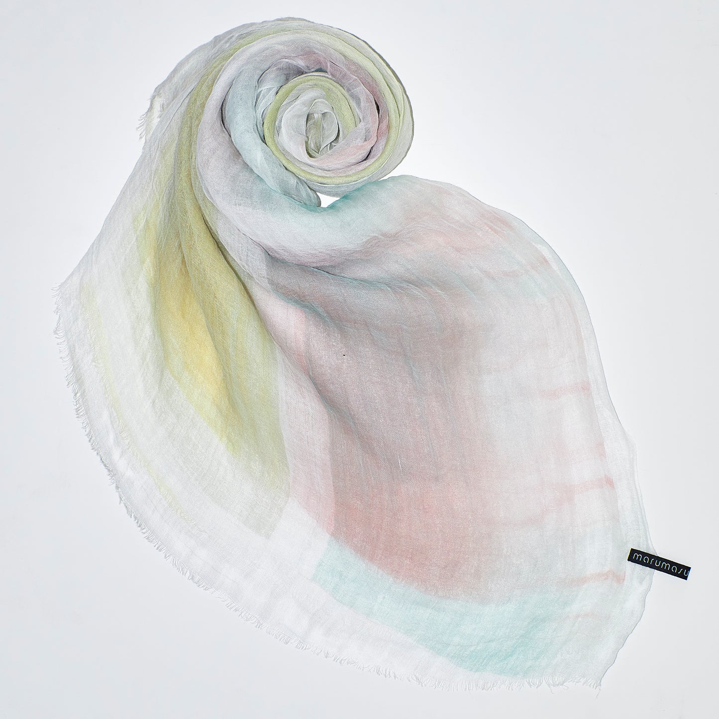 風を纏う夏のラミーストール - VOYAGE-2color