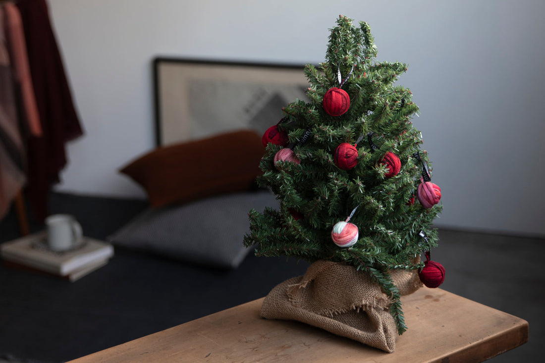 ストールの耳のオーナメント