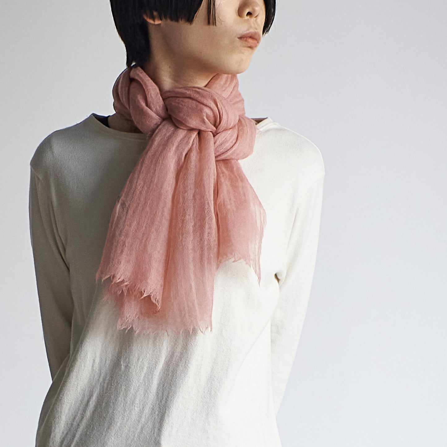 ふわりと軽くて柔らかい　カシミヤストール -春夏におすすめの4color