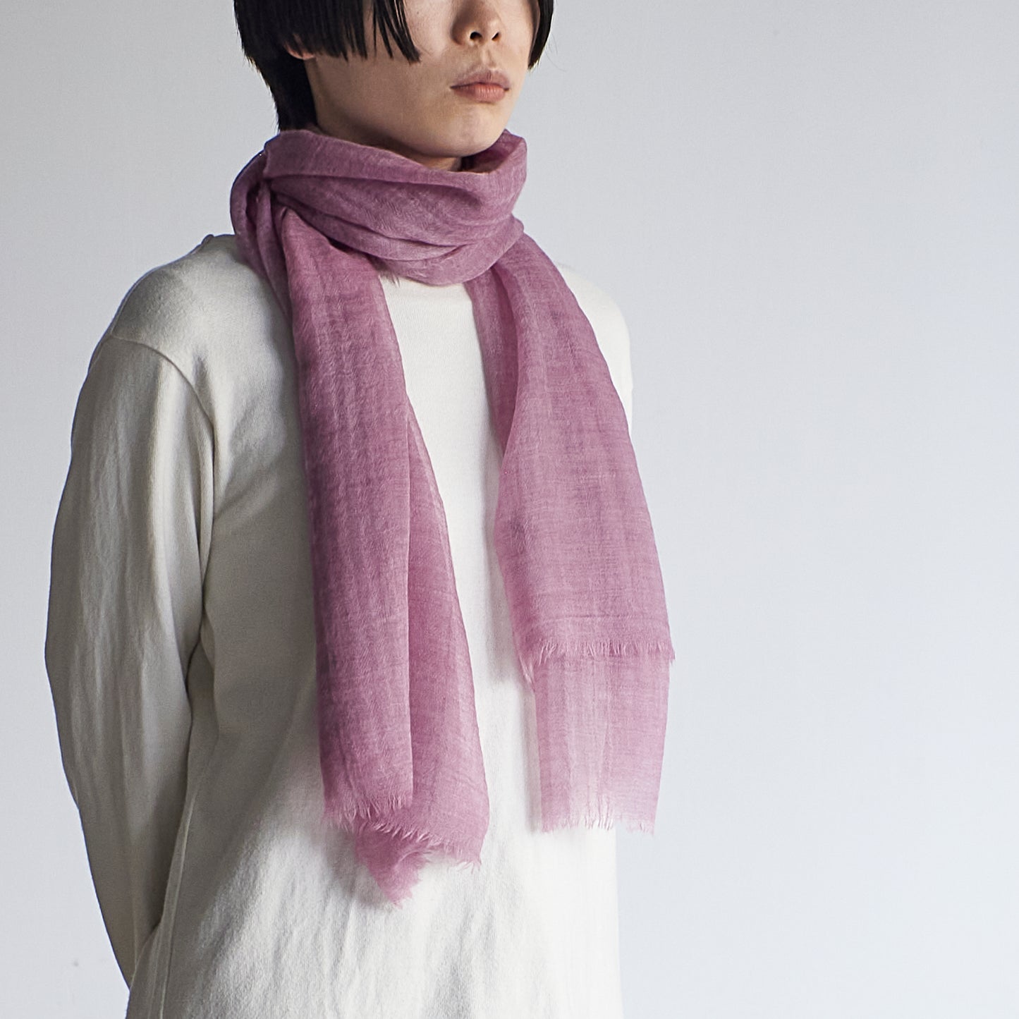 ふわりと軽くて柔らかい　カシミヤストール -春夏におすすめの4color