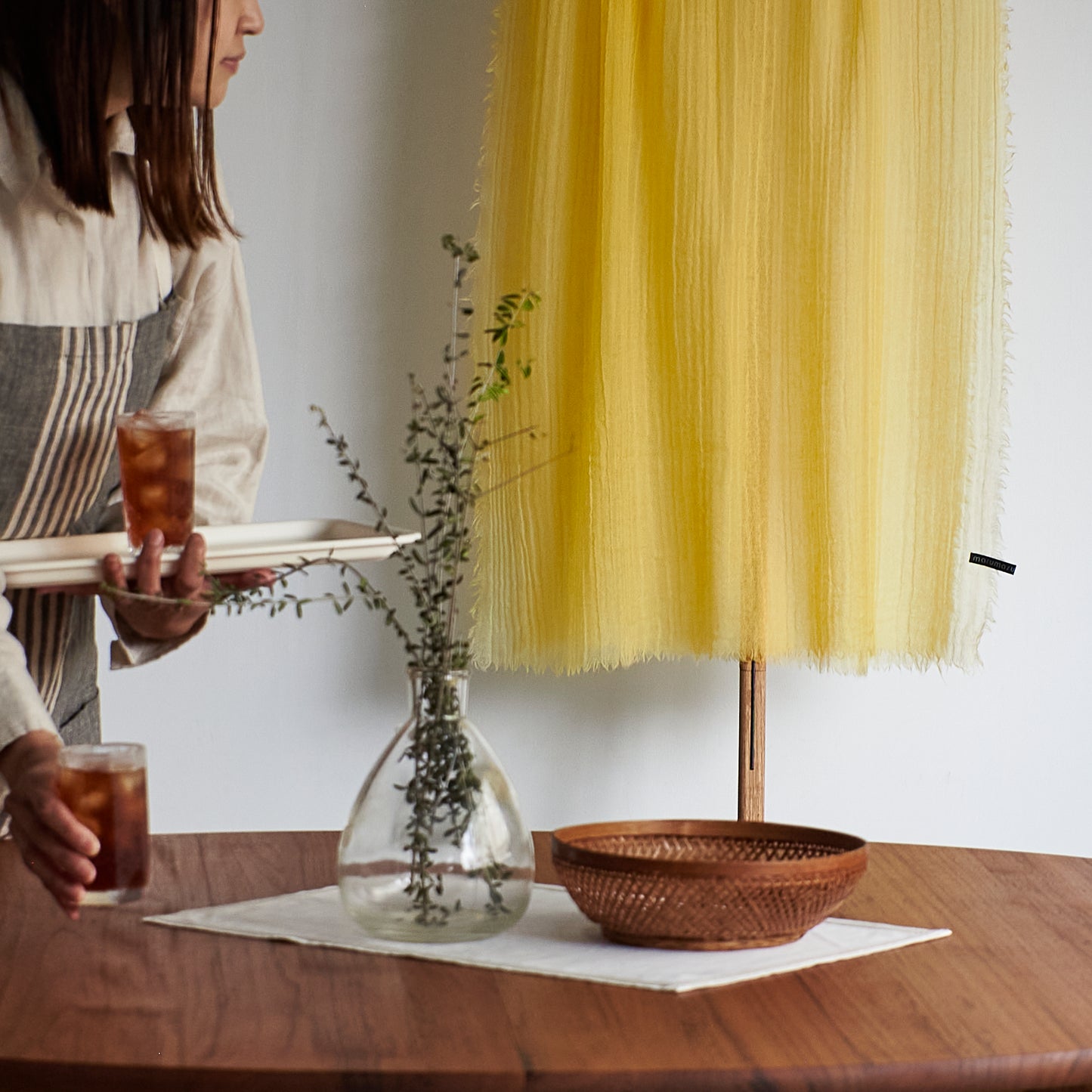 ふわりと軽くて柔らかい　カシミヤストール -春夏におすすめの4color