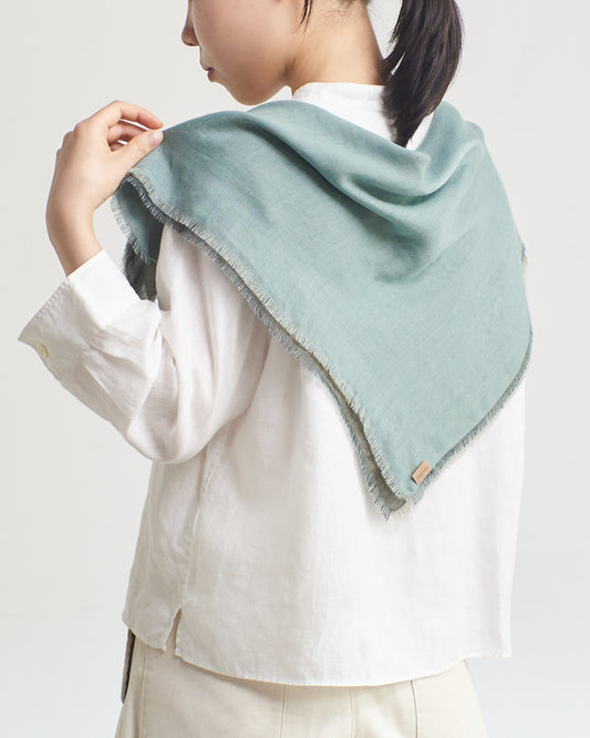 地球にやさしいリヨセルリバーシブルスカーフ　SOLID-6color