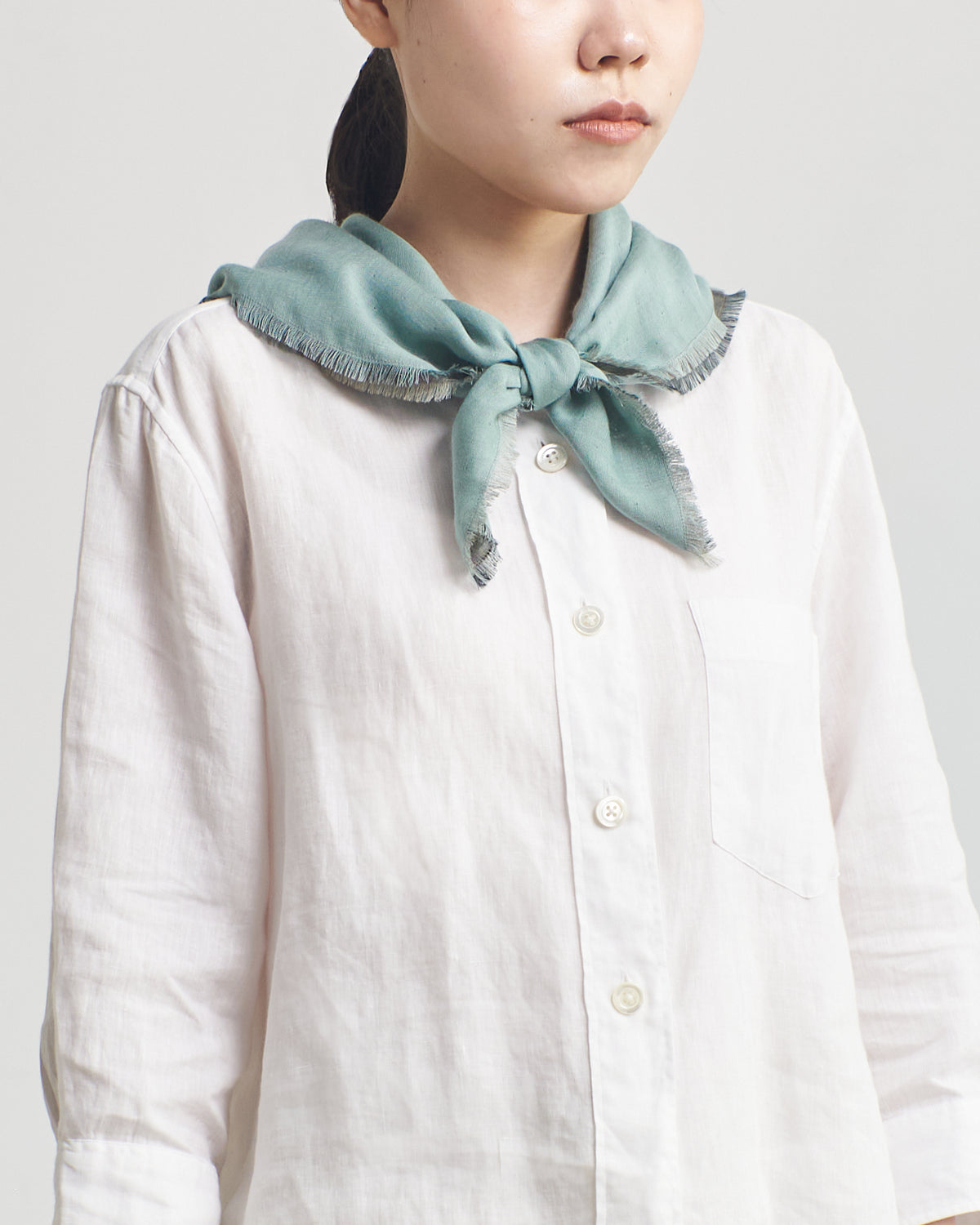 地球にやさしいリヨセルリバーシブルスカーフ　SOLID-6color