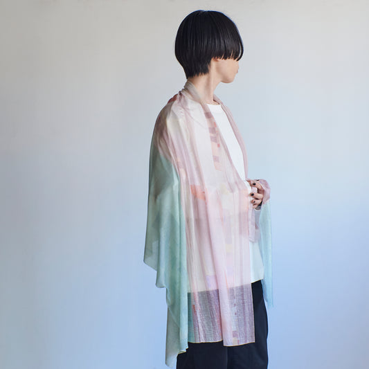 肌に馴染むニットストール - JEWEL - 1color