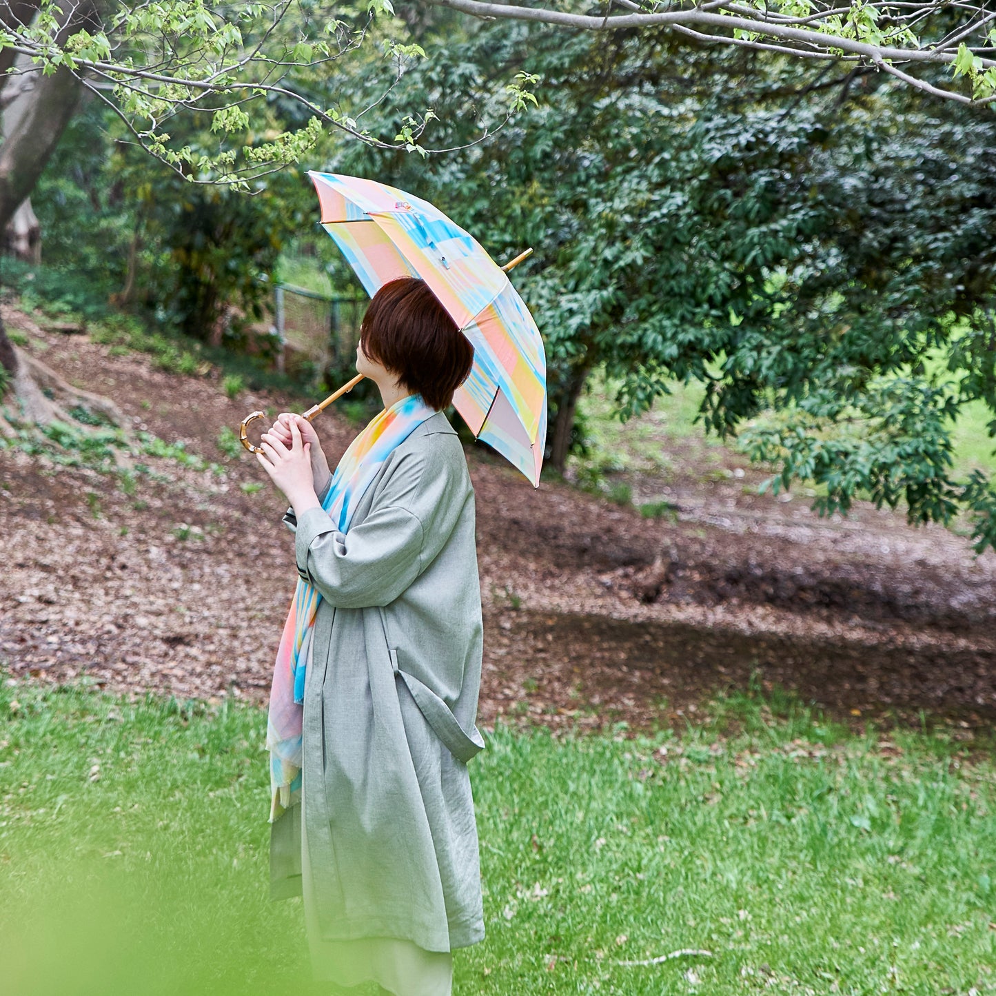 晴雨兼用日傘・長傘 - PARALLEL - 2color