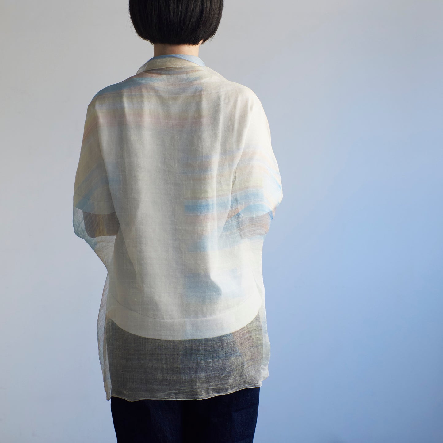 風を纏う夏のラミーストール - ATLAS-3-2color