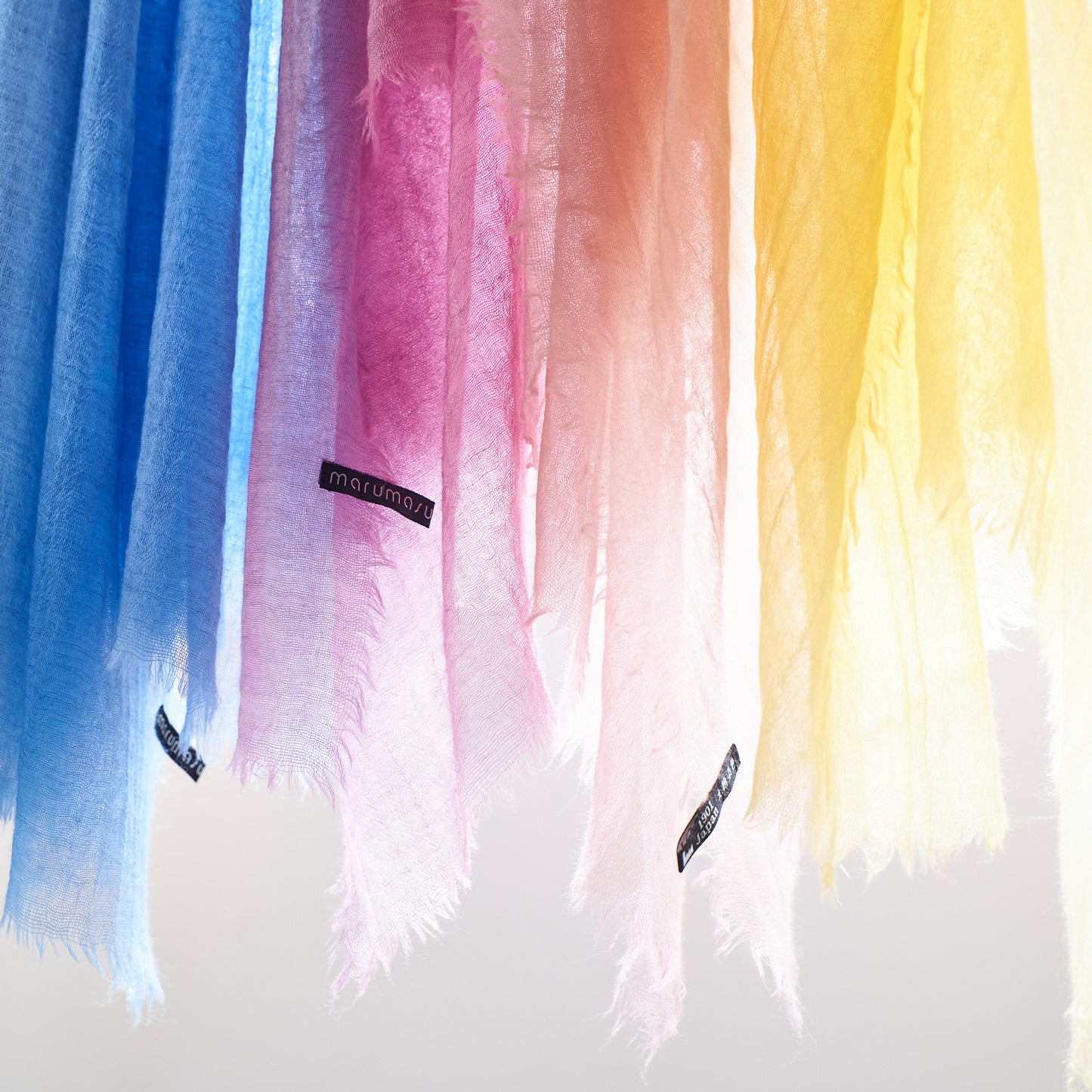 ふわりと軽くて柔らかい　カシミヤストール -春夏におすすめの4color