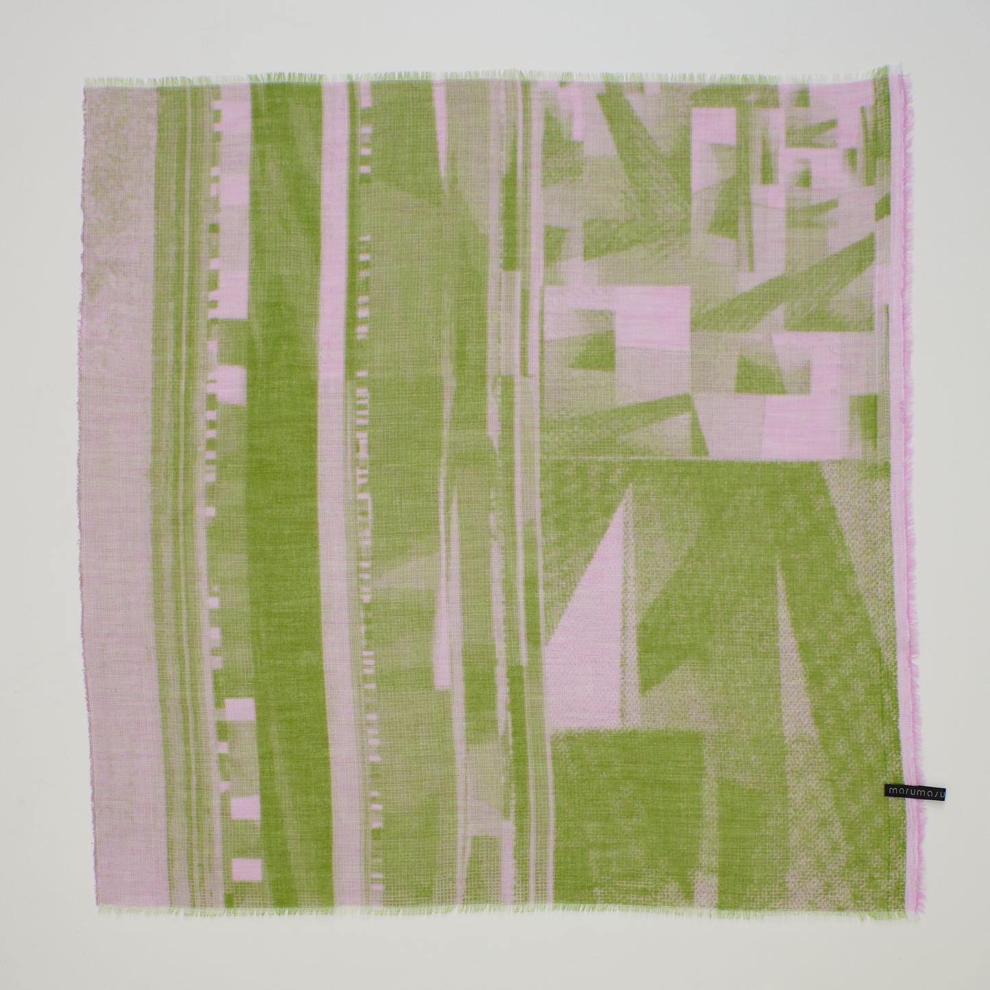 ふわっと心地よい洗えるスカーフ　COTTON GAUZE JEWEL POINTILLISM SQUARE- 3color