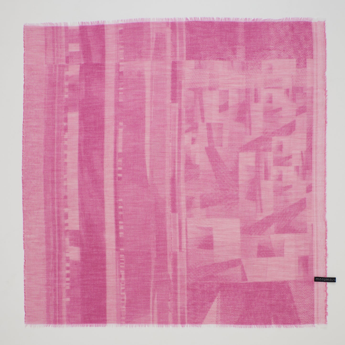 ふわっと心地よい洗えるスカーフ　COTTON GAUZE JEWEL POINTILLISM SQUARE- 3color