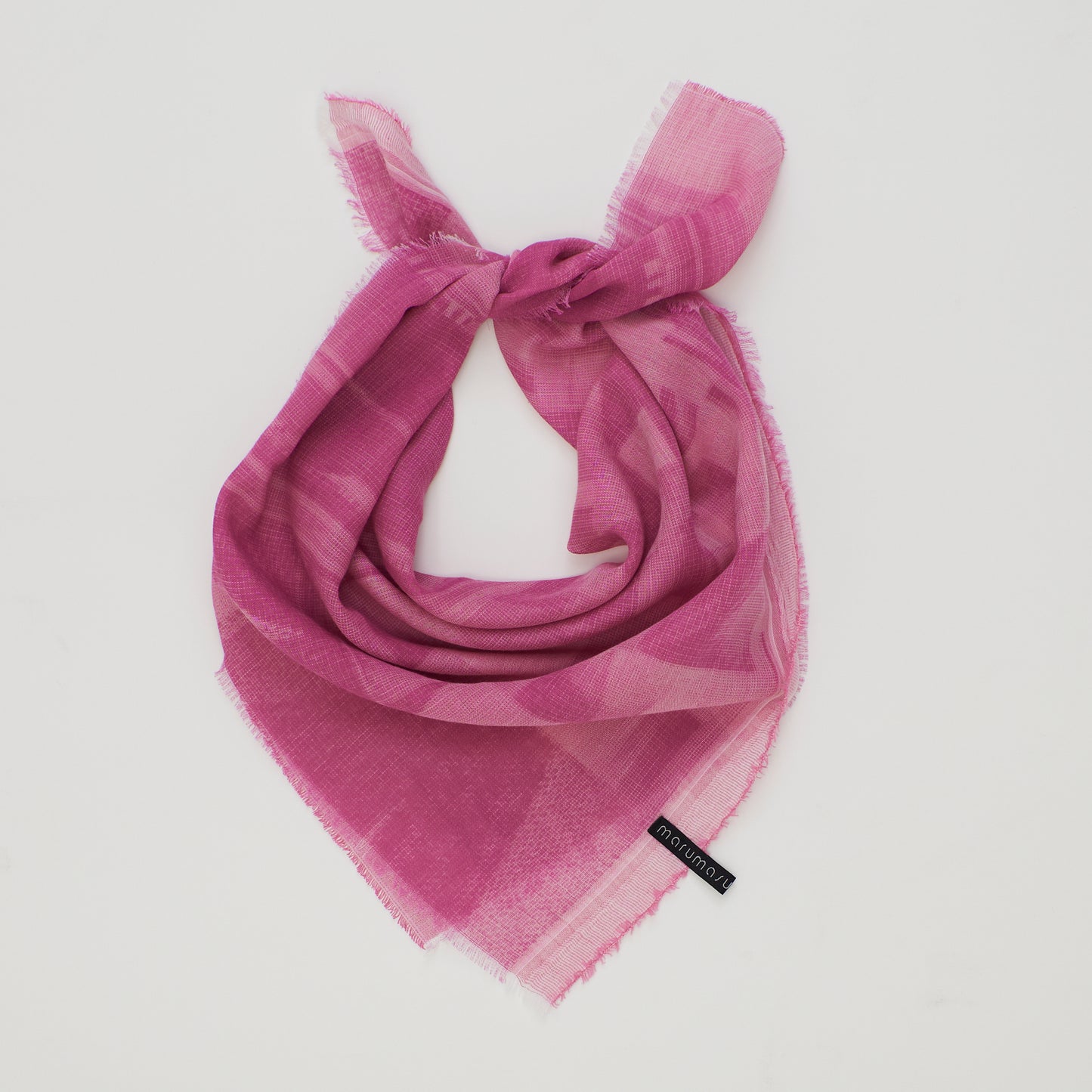 ふわっと心地よい洗えるスカーフ　COTTON GAUZE JEWEL POINTILLISM SQUARE- 3color