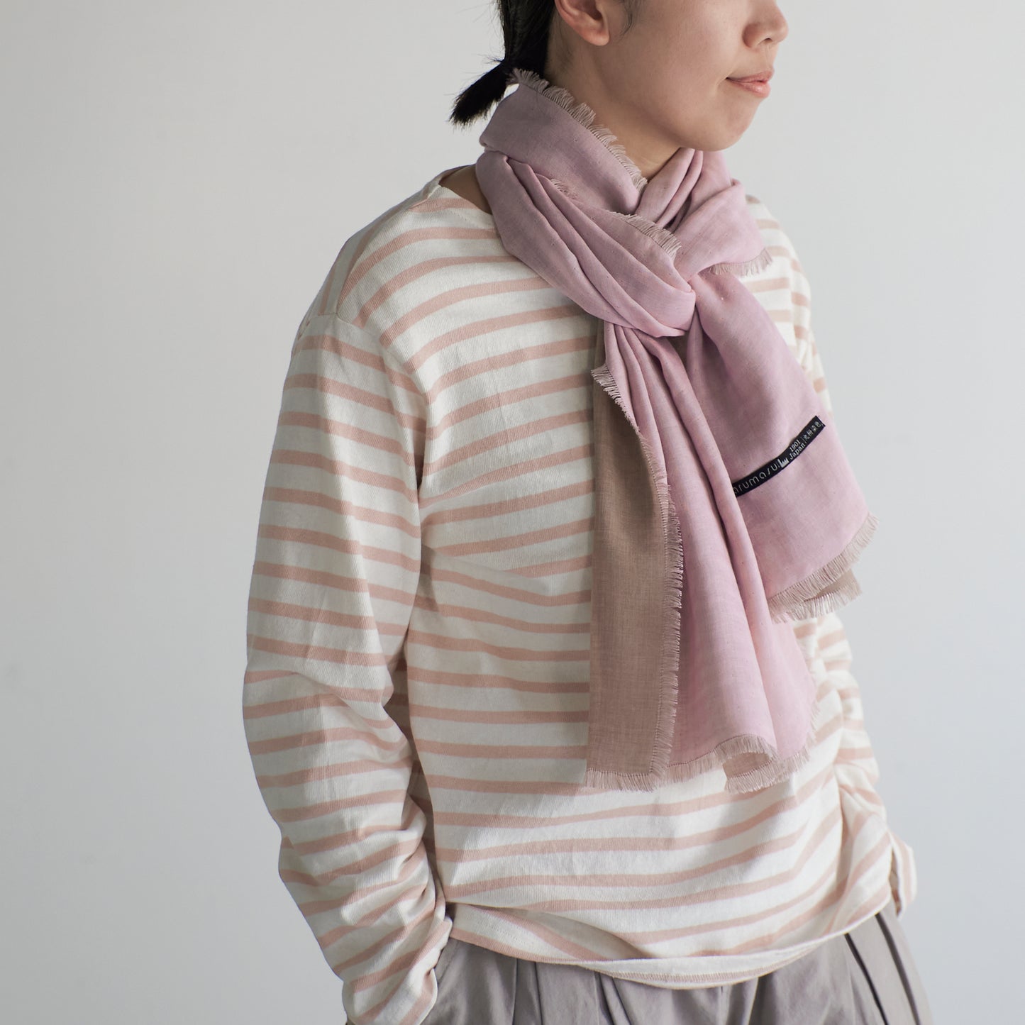 花の色を纏うリバーシブルストール　SOLID _ 5 colors