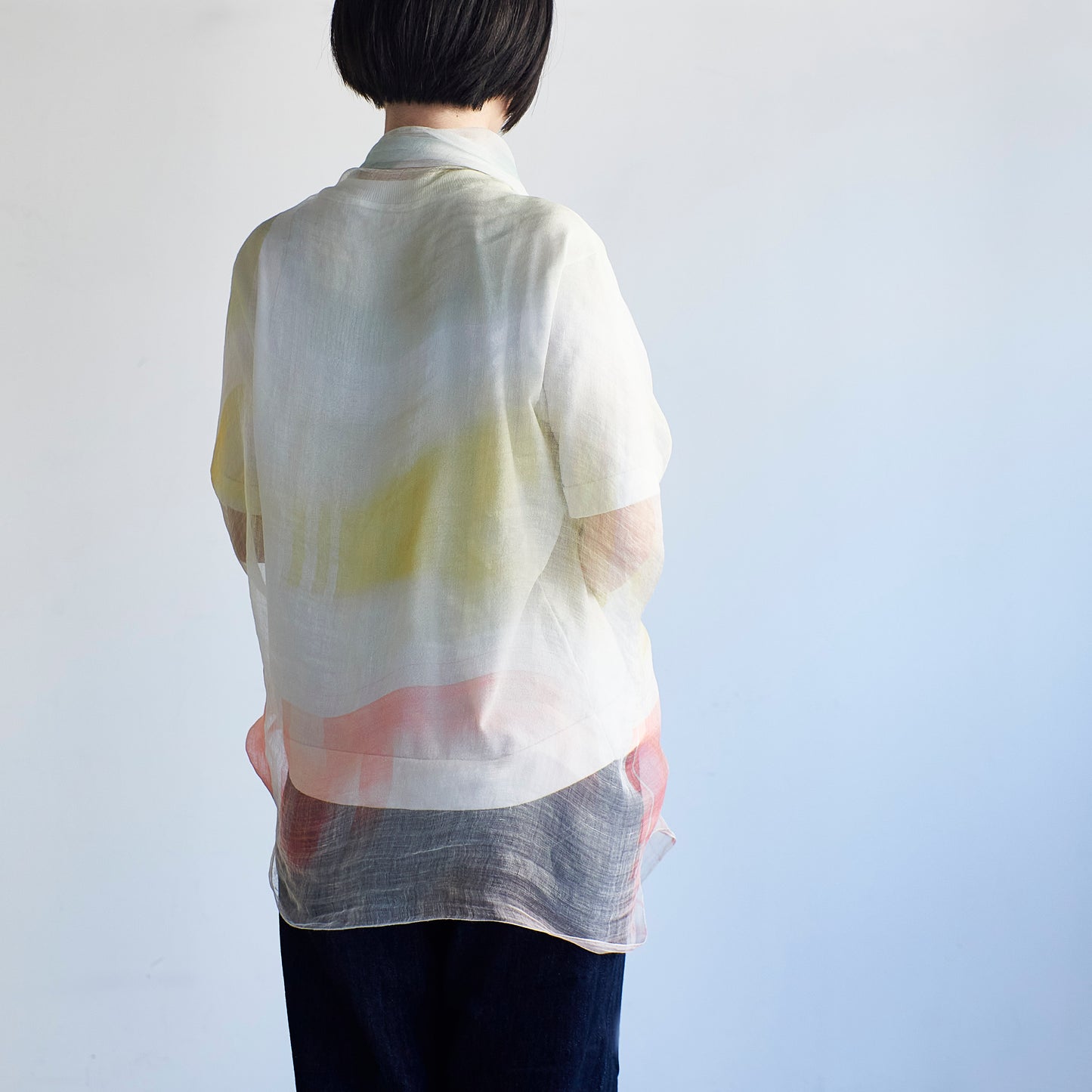 風を纏う夏のラミーストール - VOYAGE-2color